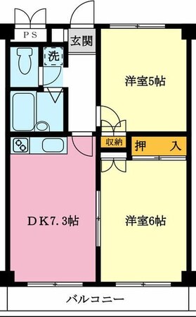 メゾンオケヤの物件間取画像